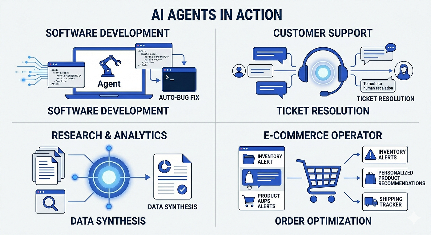 How AI Agents Are Quietly Replacing Traditional Software Workflows Across Every Industry